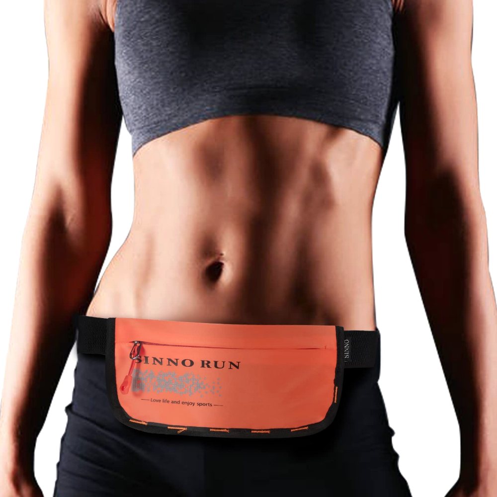 SINNO No-Bounce Running Belt, worn